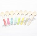 Bulk Chevron Wooden Spoons 400pcs Mixed 8 Colors