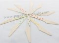 500pcs Mixed 10 Colors Polka Dot Wooden Knives Bulk 500pcs Mixed 10 Colors Polka Dot Wooden Knives Bulk