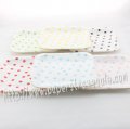 1500pcs 7" Polka Dot Square Paper Plates Mixed 6 Colors 1500pcs 7" Polka Dot Square Paper Plates Mixed 6 Colors