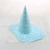 48pcs Blue Polka Dot Paper Party Hats 48pcs Blue Polka Dot Paper Party Hats