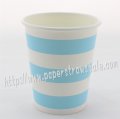 90Z Blue Striped Paper Drinking Cups 120pcs 90Z Blue Striped Paper Drinking Cups 120pcs