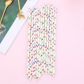 Colorful Colored Rainbow Star Paper Straws 500 pcs