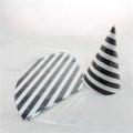 48pcs Black Striped Paper Party Hats 48pcs Black Striped Paper Party Hats