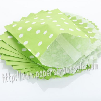 Green Tiny Dot Paper Favor Bags 400pcs