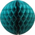 Teal Tissue Paper Honeycomb Balls 20pcs