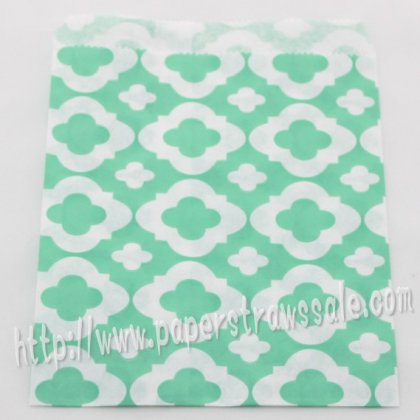 Aqua Mod Print Paper Favor Bags 400pcs