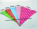 50 Strings Polka Dot Party Bunting Flags Mixed 5 Colors