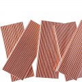 Foil Solid Plain Rose Gold Paper Straws Clearance