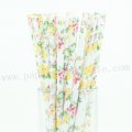 Flower Garden Vintage Paper Straws 500pcs