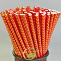 Gold Foil Chevron Red Paper Straws 500 pcs Gold Foil Chevron Red Paper Straws 500 pcs