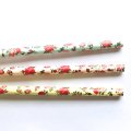100 Pcs/Box Mixed Floral Vintage Flower Paper Straws