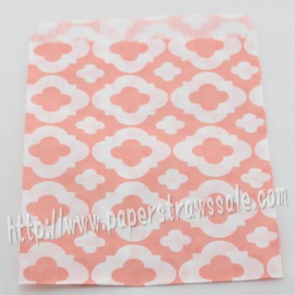 Pink Mod Print Paper Favor Bags 400pcs [pfbags010]