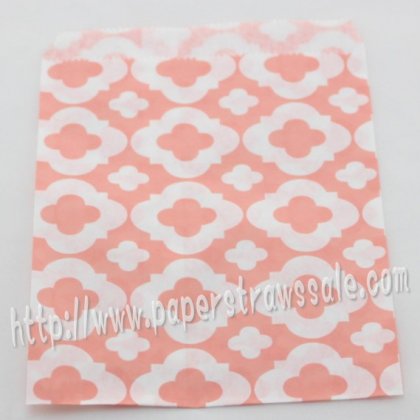 Pink Mod Print Paper Favor Bags 400pcs