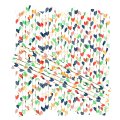 Colorful Colored Valentine Sweet Heart Paper Straws 500 Pcs