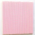 Horizontal Stripe Hot Pink Circle Paper Straws 500 Pcs