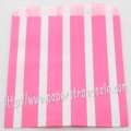 Hot Pink Vertical Striped Paper Favor Bags 400pcs Hot Pink Vertical Striped Paper Favor Bags 400pcs