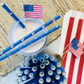 Blue Nautical Sailing Boat Sailboat Paper Straws 500 pcs