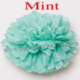 Mint Craft Tissue Paper Pom Poms 20pcs