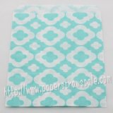 Light Blue Mod Print Paper Favor Bags 400pcs