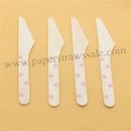 Baby Pink Polka Dot Print Wooden Knife 100pcs