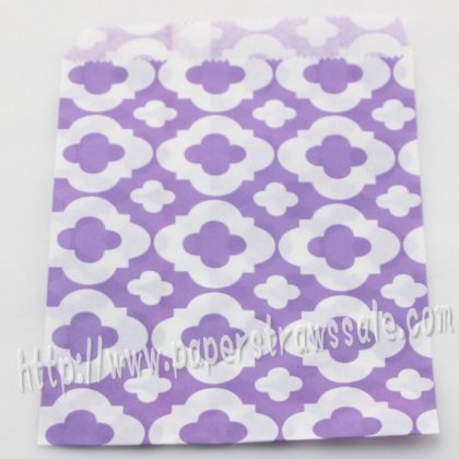 Lavender Mod Print Paper Favor Bags 400pcs