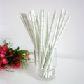 Tiny Polka Dot Paper Straws with Aquamarine 500pcs