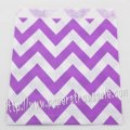 Purple Wide Chevron Paper Favor Bags 400pcs Purple Wide Chevron Paper Favor Bags 400pcs