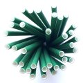 Plain Solid Deep Forest Kelly Green Paper Straws 500 Pcs