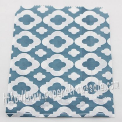 Navy Mod Print Paper Favor Bags 400pcs [pfbags066]