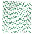 Deep Green Clover Shamrock Saint Pattys Paper Straws 500 Pcs