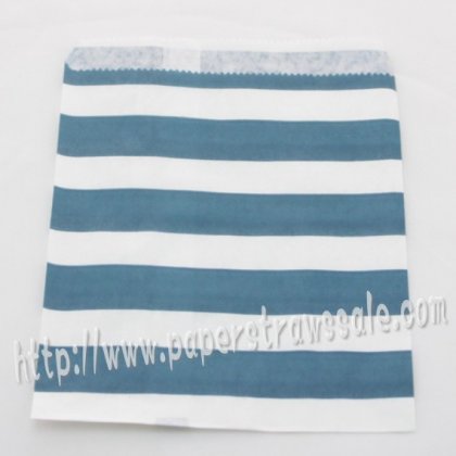 Navy Sailor Striped Paper Favor Bags 400pcs [pfbags067]