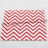 Red Chevron Print Paper Napkins 300pcs