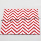 Red Chevron Print Paper Napkins 300pcs