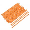 Halloween Black Bat White Ghost Orange Paper Straws 500 pcs