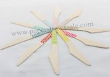 500pcs Mixed 10 Colors Chevron Wooden Knives Bulk