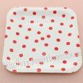 7" Red Polka Dot Square Paper Plates 60pcs 7" Red Polka Dot Square Paper Plates 60pcs