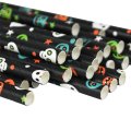 Halloween Colored Ghost Pumpkin Skull Paper Straws 500 pcs