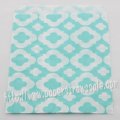 Light Blue Mod Print Paper Favor Bags 400pcs Light Blue Mod Print Paper Favor Bags 400pcs
